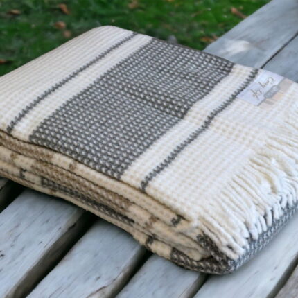 Плед Aksu Vera Gri-Bej 160×220 см