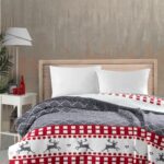Бавовняний плед-покривало Vefa Christmas 200x220