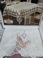 Велюрова скатертина Haspen Eftalya 160x220 см - Зображення 3
