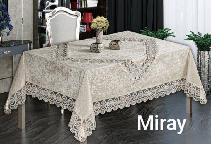 Велюрова скатертина Erita Miray 160x220 см Велюрова скатертина Erita Miray 160x220 см