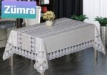 Велюрова скатертина Erita Zumra 160x220 см