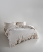 Постільна білизна Limasso Stonewashed Francesca 200 х 220 см Cream — изображение 2