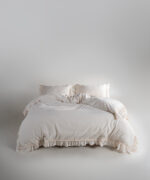 Постільна білизна Limasso Stonewashed Francesca 200 х 220 см Cream купити в Україні.
