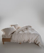 Постільна білизна Limasso Stonewashed Francesca 200 х 220 см Cream — изображение 3