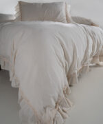 Постільна білизна Limasso Stonewashed Francesca 200 х 220 см Cream — изображение 4
