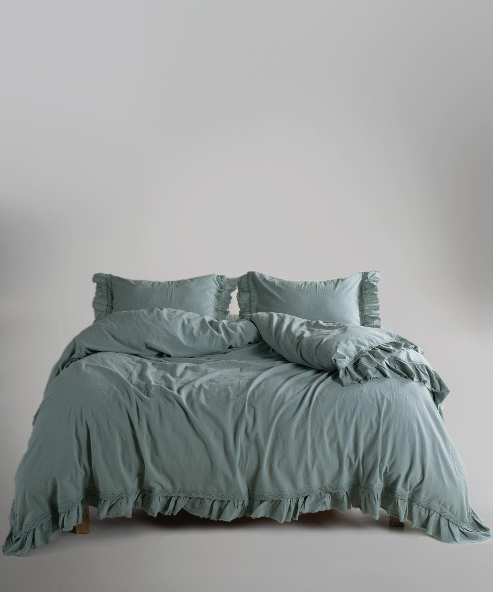 Постільна білизна Limasso Stonewashed Francesca 200 х 220 см Natural Green Постільна білизна Limasso Stonewashed Francesca 200 х 220 см Natural Green купити в Україні.