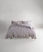 Постільна білизна Limasso Stonewashed Francesca 200 х 220 см Opal Grey купити в Україні.