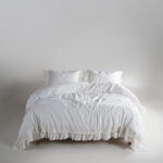 Постільна білизна Limasso Stonewashed Francesca 200 х 220 см Snow White купити в Україні.