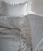 Постільна білизна Limasso Stonewashed Francesca 200 х 220 см Snow White - Зображення 5