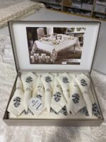 Лляна скатертина Maison Royale Irmak Set 160x220 см з серветками - Зображення 3