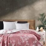 Бавовняний плед-покривало Vefa Rosa 200x220