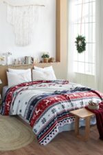 Купити плед Istanbul Snowy 200×220 см Kirmizi