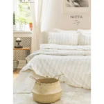 Постільна білизна Saheser Stonewashed Ranforce 200 х 220 см Notta Bej