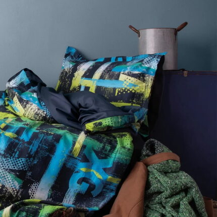 Комплект постільної білизни Issimo Digital Satin 160х220 см Aqua