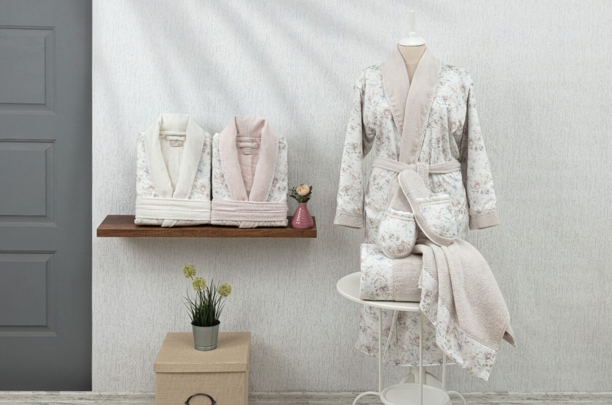 Жіночий бамбуковий набір Pupilla Katy V1 (халат