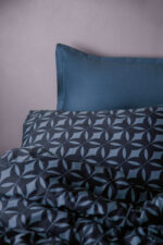 Постільна білизна Issimo Home Cotton Satin Mondo Blue Євро - Зображення 3