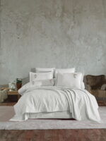 Постільна білизна Saheser Stonewashed 200 х 220 см Noris Cream