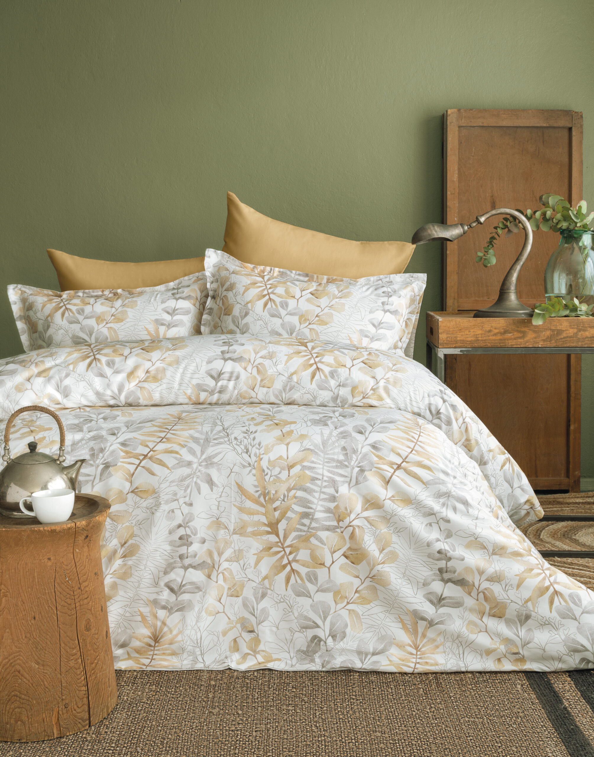 Комплект постільної білизни Issimo Cotton Satin 200х220 см Occale Beige =C5