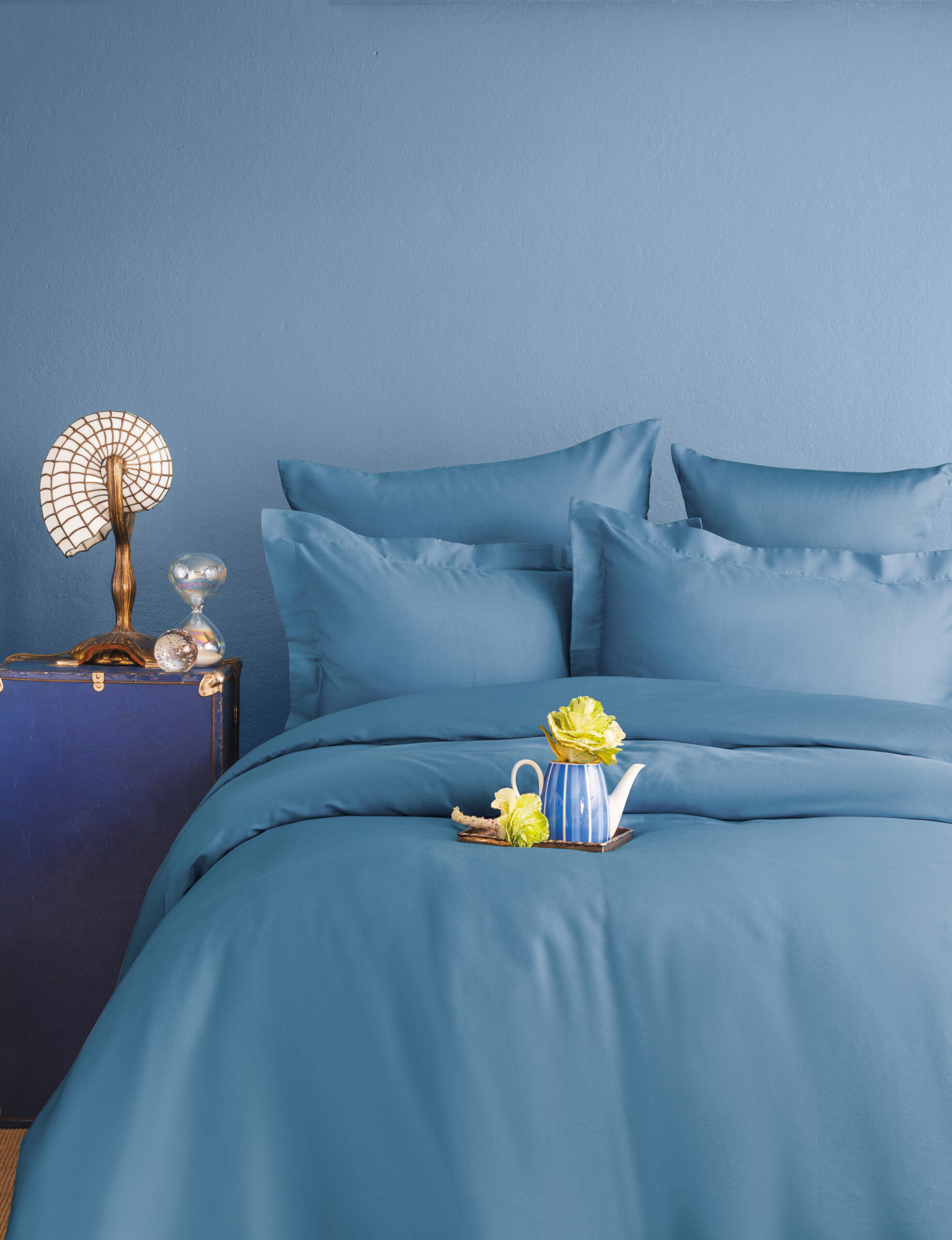 Комплект постільної білизни Issimo Cotton Satin 200х220 см Sky Blue =C8