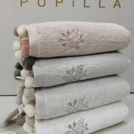 Набір рушників з вишивкою Pupilla 50 х 90 см Sila V2