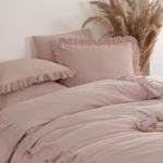 Постільна білизна з вареної бавовни Istanbul Home Collection євро 200х220 см Romantica Rose - Зображення 3