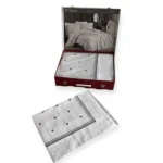Постільна білизна з вишивкою Maison D`or L`amour 200x220 см, Grey — изображение 4