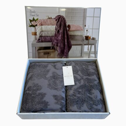Набір рушників Maison D'or Sanda Jacquard Grey