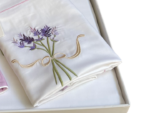 Постільна білизна з вишивкою Maison D`or Lavender 200x220 см, Pudra — изображение 5
