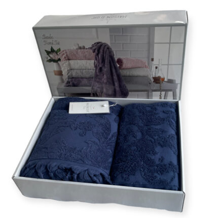 Набір рушників Maison D'or Sanda Jacquard Navy