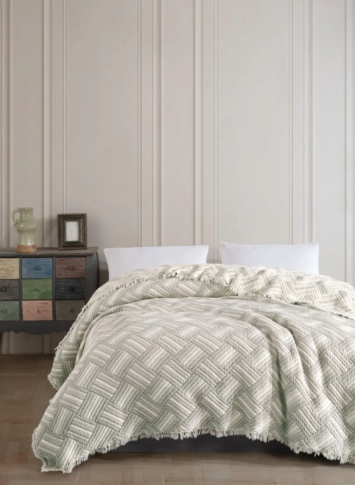 Муслінове покривало Moss Marielle Muslin 230 x 250 см. Osford Tan Муслінове покривало Moss Marielle Muslin 230 x 250 см. Osford Tan