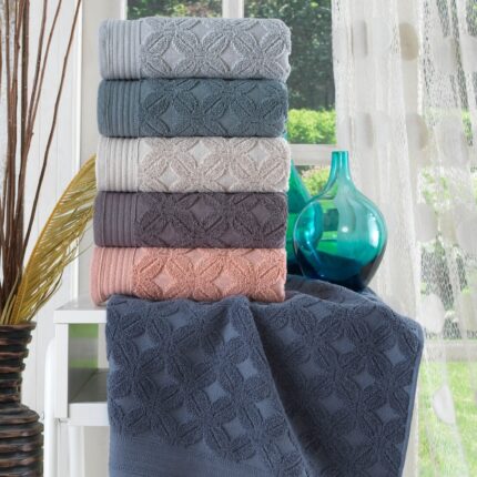 Махрові рушники Cestepe Vip Cotton Lux Bella (6 шт)