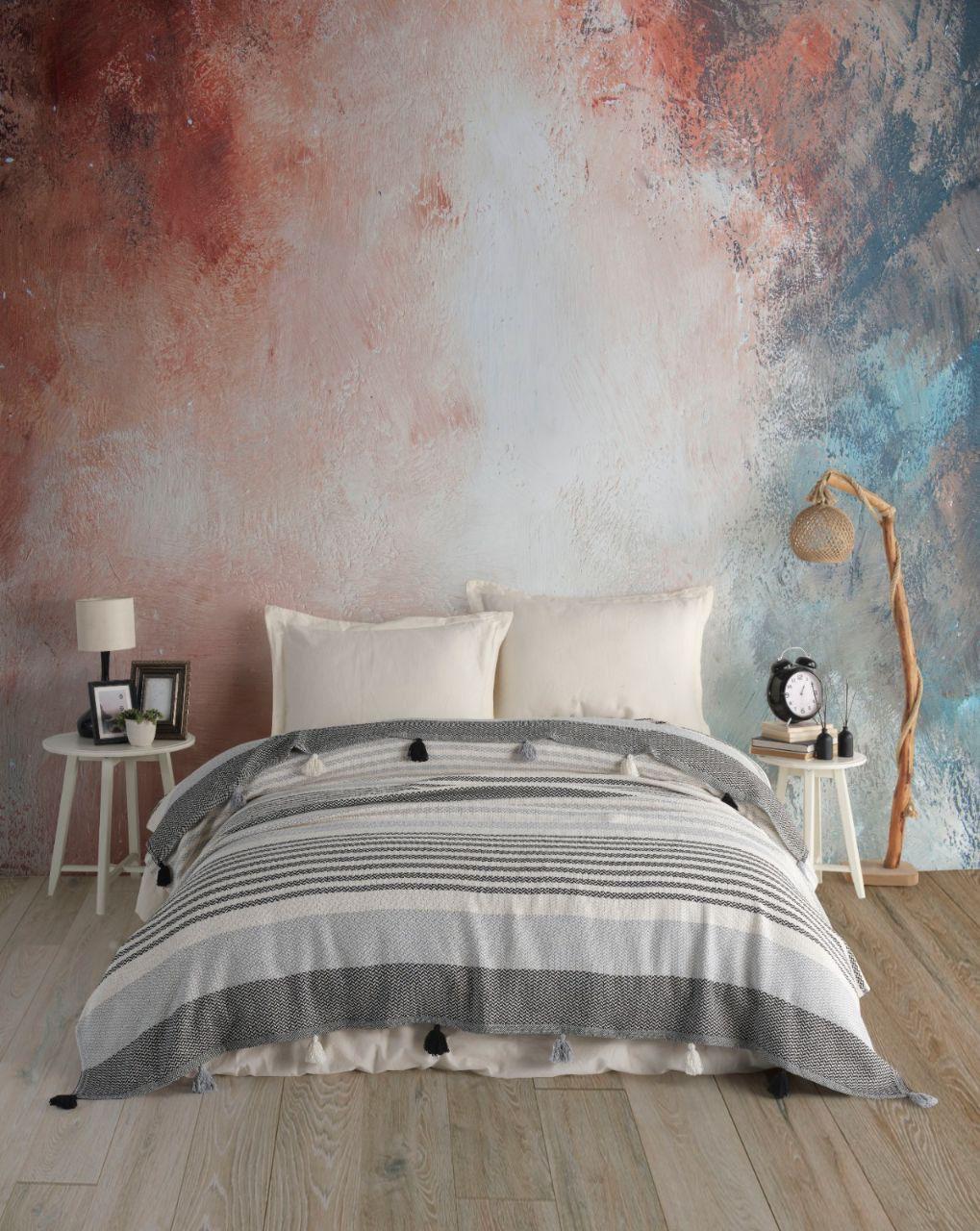 Бавовняне покривало Moss Basile 220 x 240 см. Gri Бавовняне покривало Moss Basile 220 x 240 см. Gri