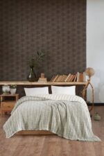 Муслінове покривало Moss Jacquard Exclusive 230 x 250 см Yesil