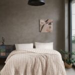 Муслінове покривало Moss Jacquard Exclusive 230 x 250 см Bej