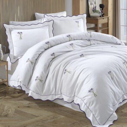 Постільна білизна з вишивкою Maison D`or Lavender 200x220 см