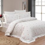 Постільна білизна з вишивкою Maison D`or Les Coeurs 200x220 см