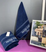 Набір рушників Maison D'or Paris Navy White, 2шт — изображение 2