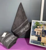 Набір рушників Maison D'or Paris Antrasit White, 2шт — изображение 2