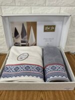 Набір махрових рушників Luisa Premium Set V3 2шт A.Gri