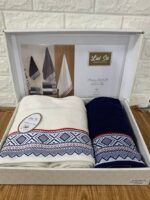 Набір махрових рушників Luisa Premium Set V3 2шт Lacivert