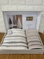 Набір махрових рушників Luisa Premium Set V4 2шт Bej