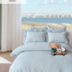 Постільна білизна з вареної бавовни Istanbul Pastoral Mint Євро купити