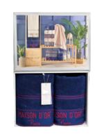 Набір рушників Maison D'or Paris Navy Red купити