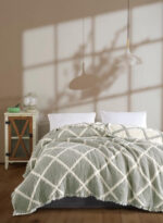 Муслінове покривало Moss Ivory Muslin 230 x 250 см. Yesil