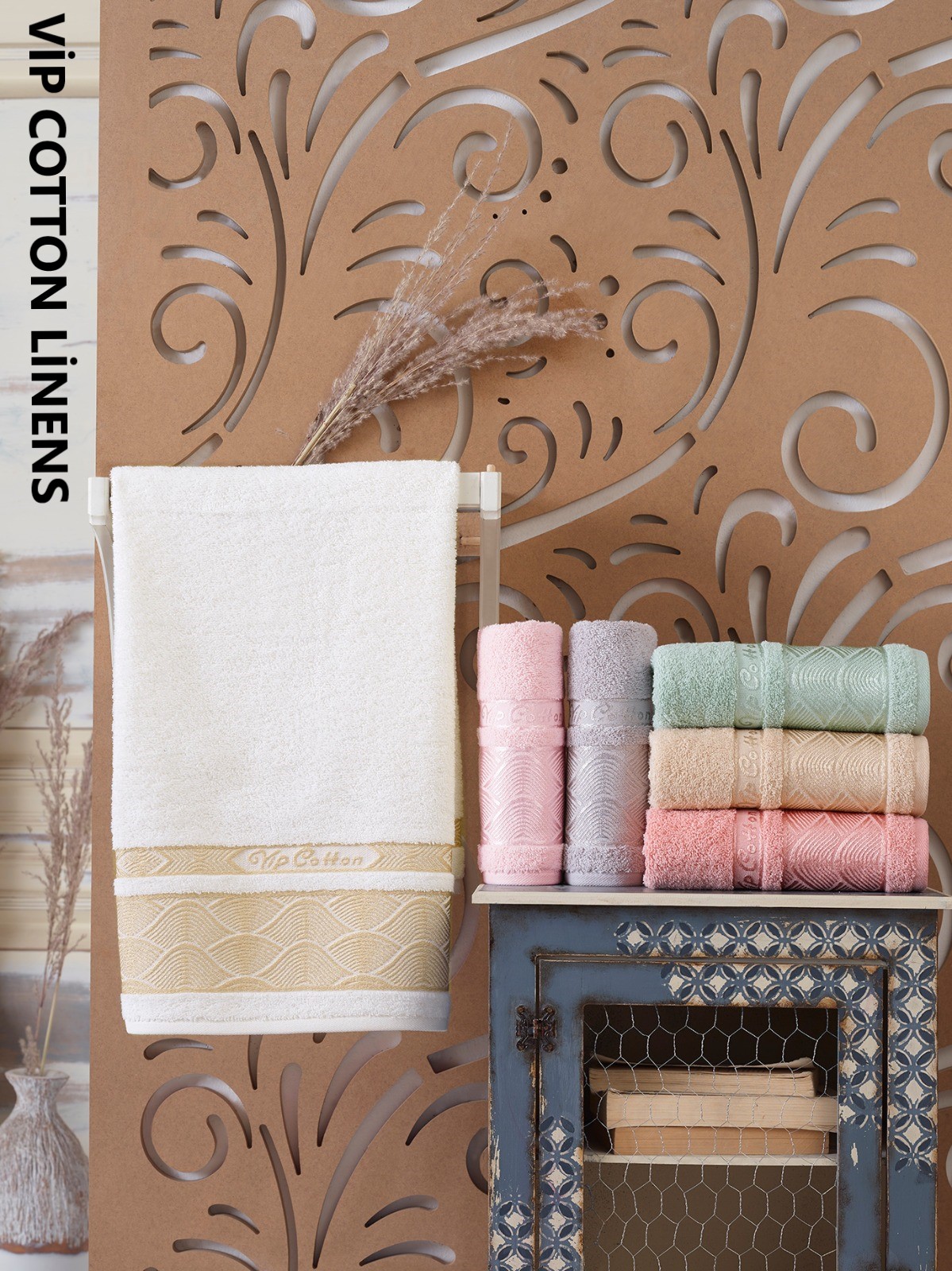 LINNES Махрові рушники Cestepe Vip Cotton Linnes (6 шт)