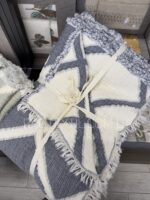 Муслінове покривало Moss Ivory Muslin 230 x 250 см. Lacivert — изображение 2