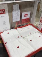 Набір рушників ADA Luxury Set 3шт білі