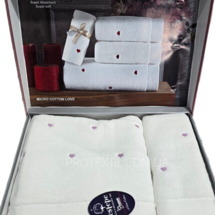 Набір рушників Cestepe Micro Cotton Love 2шт Lilac