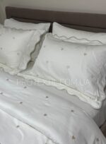 Постільна білизна з вишивкою Maison D`or Les Coeurs 200x220 см, Beige — изображение 5