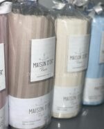 Простирадло на резинці з наволочками Maison D`or сатин Ecru — изображение 6